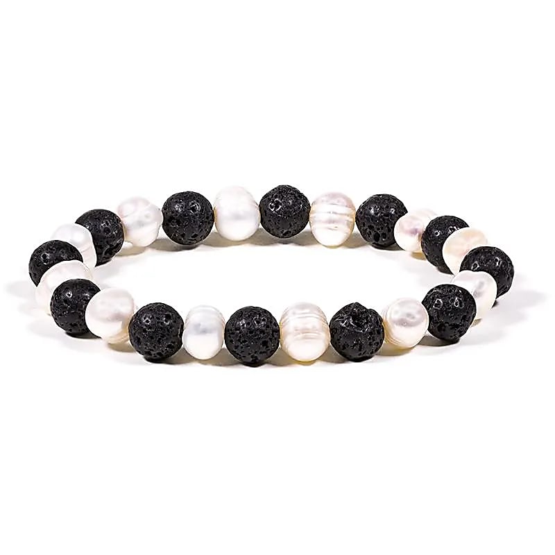Pulsera lava perla