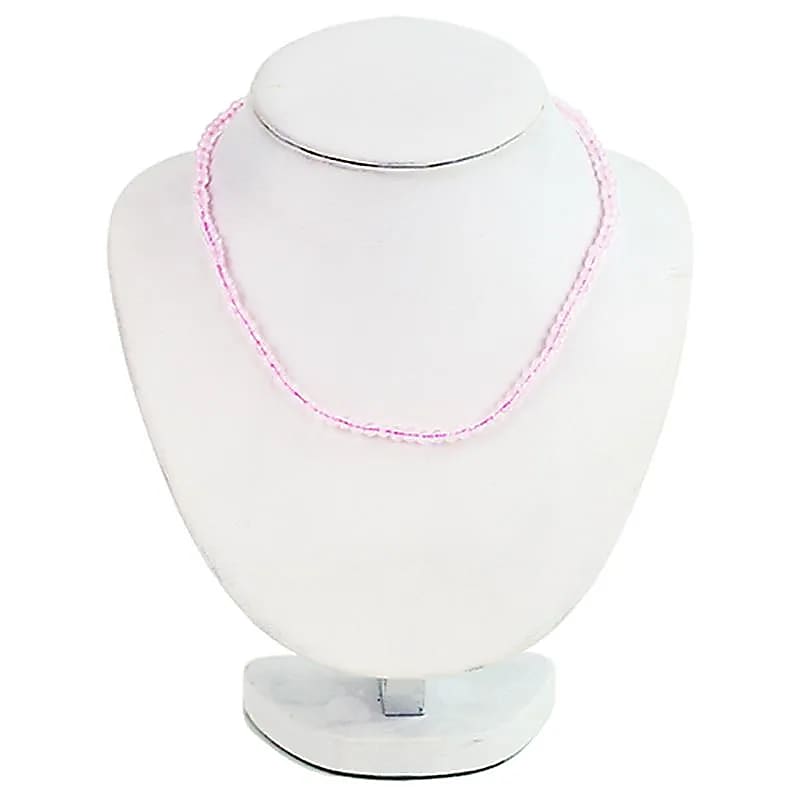 Collar cuarzo rosa