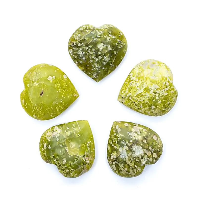 Corazon serpentina amarilla 4x4x1.5cm