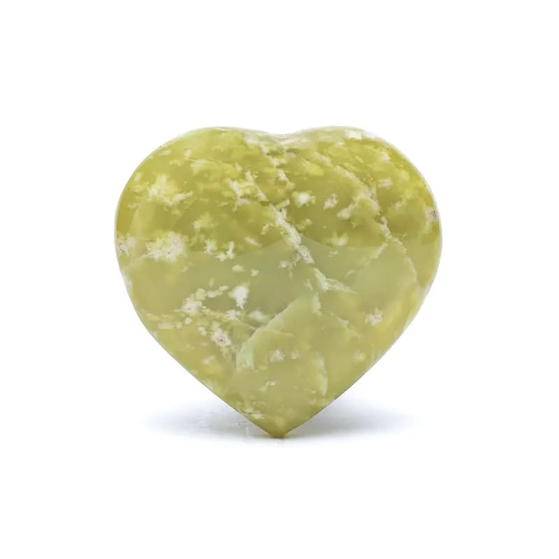 Corazon serpentina amarilla 4x4x1.5cm