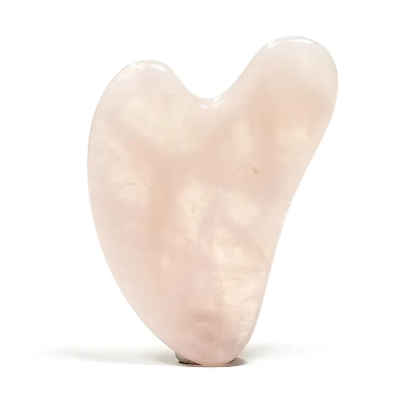 Gua sha cuarzo rosa