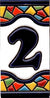 Azulejo Numero 2 (3.5 x 7.5cm)