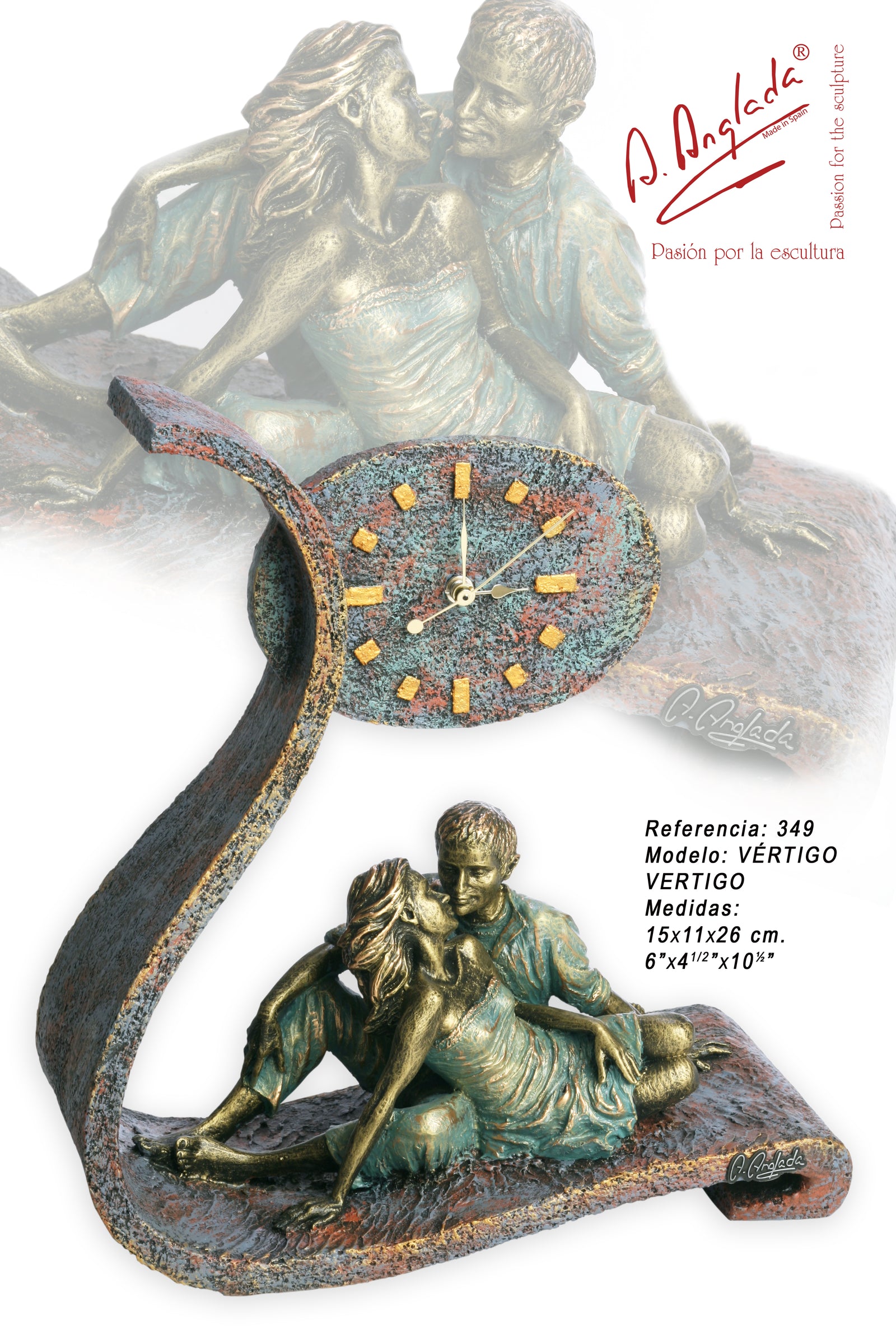 Escultura Reloj Vertigo