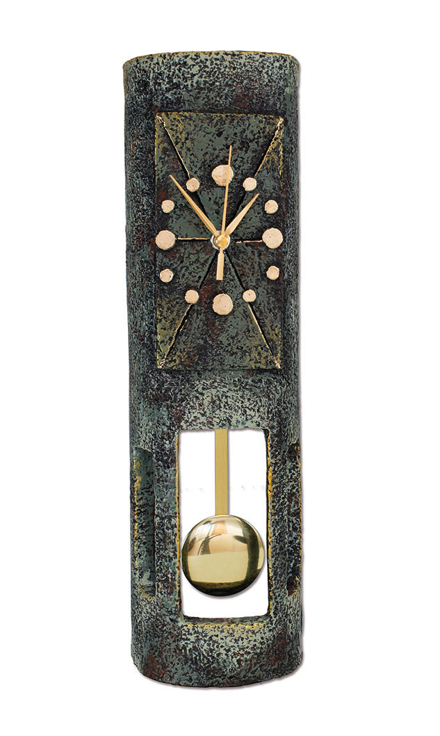 Escultura Reloj Teja