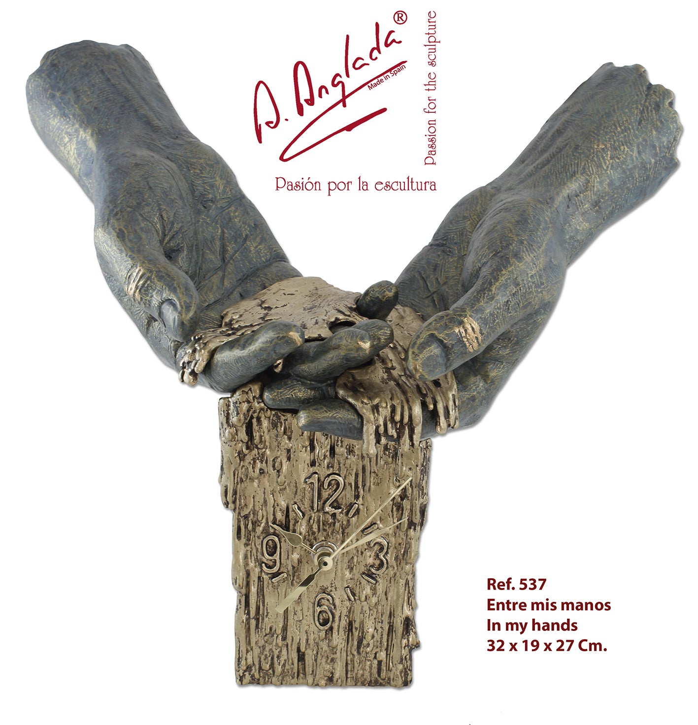 Escultura Entre mis manos Ed. Lda.