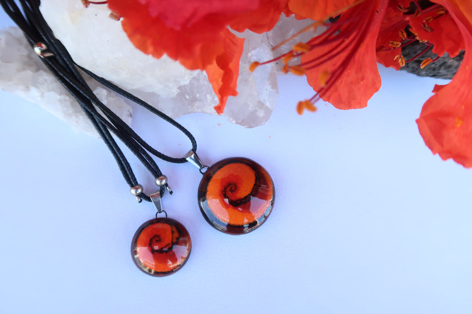 Colgante ceramica esmaltada