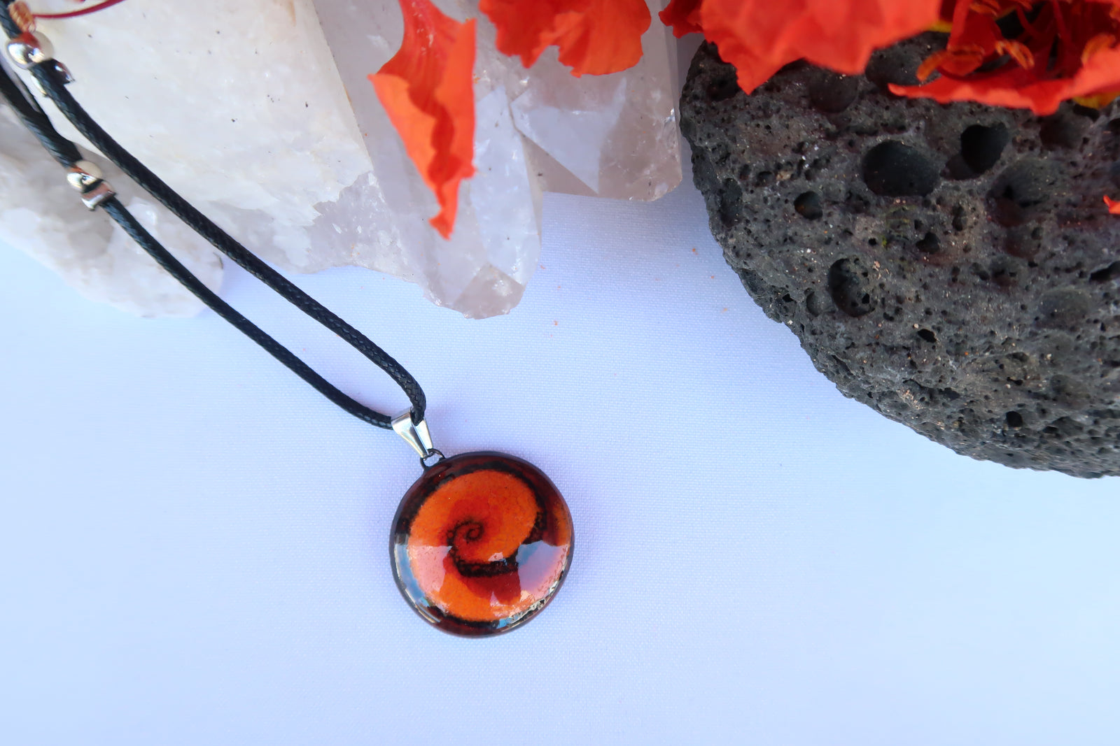 Colgante ceramica esmaltada