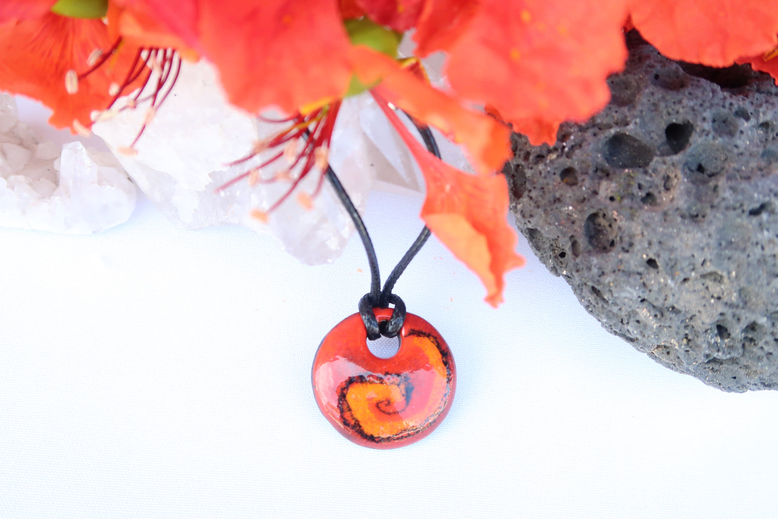 Colgante ceramica Donut