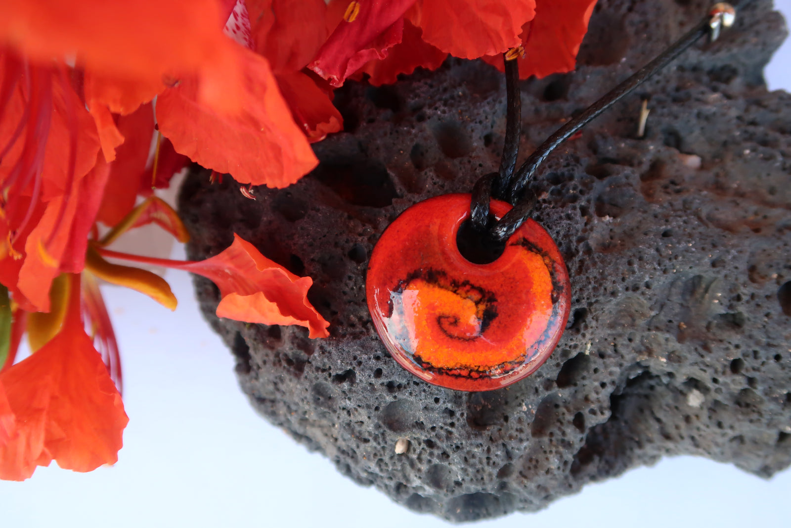 Colgante ceramica Donut