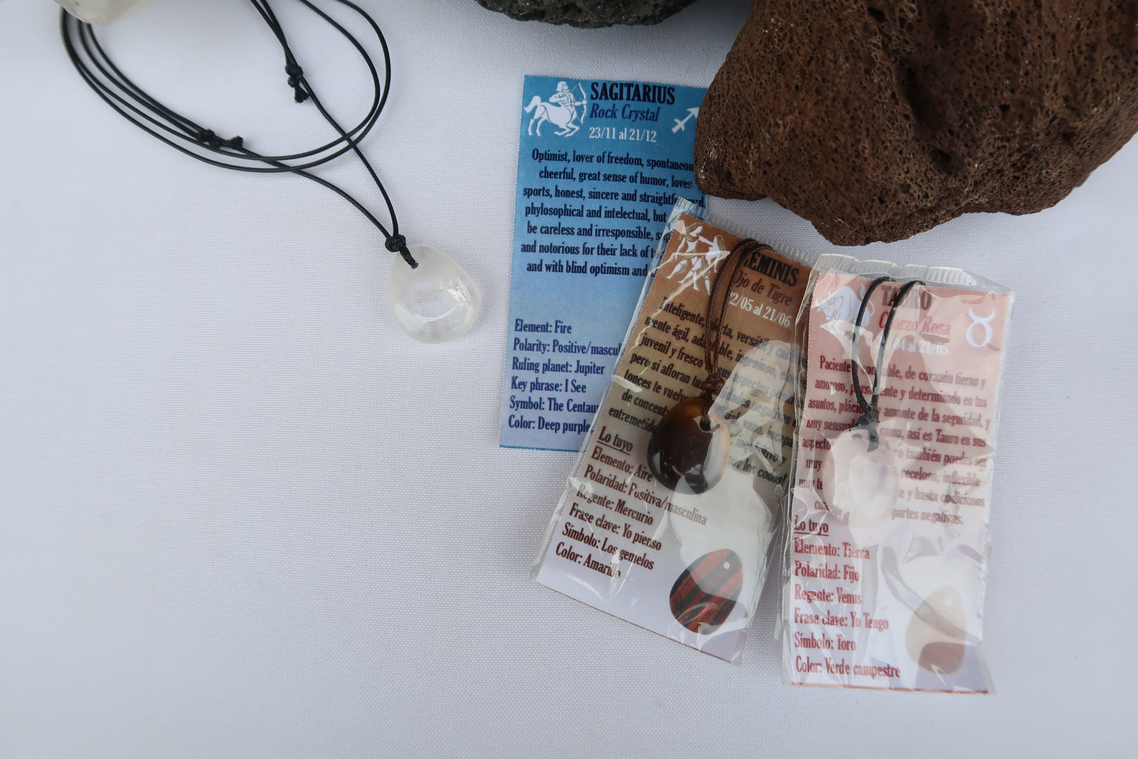 Colgante horoscopo mineral