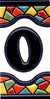 Azulejo Letra O (3.5 x 7.5cm)