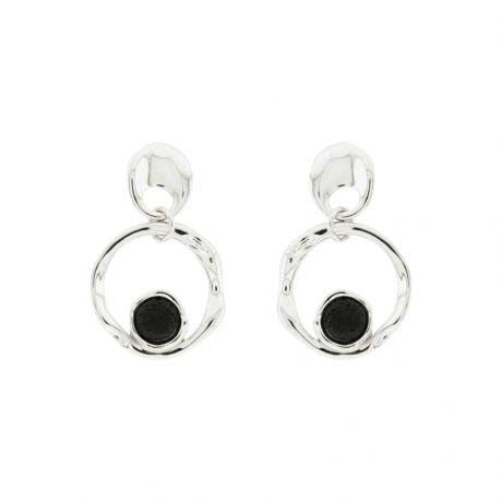 Pendiente Enso plata 925