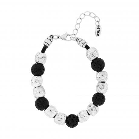 Pulseras 5 Perlas Lava