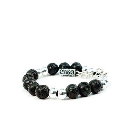 Pulsera Bolas Lava Unisex