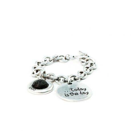 Pulsera Cadena Baño Plata
