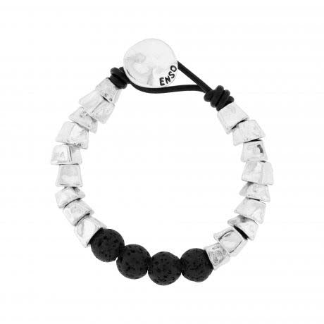 Pulsera Lava 4 Perlas