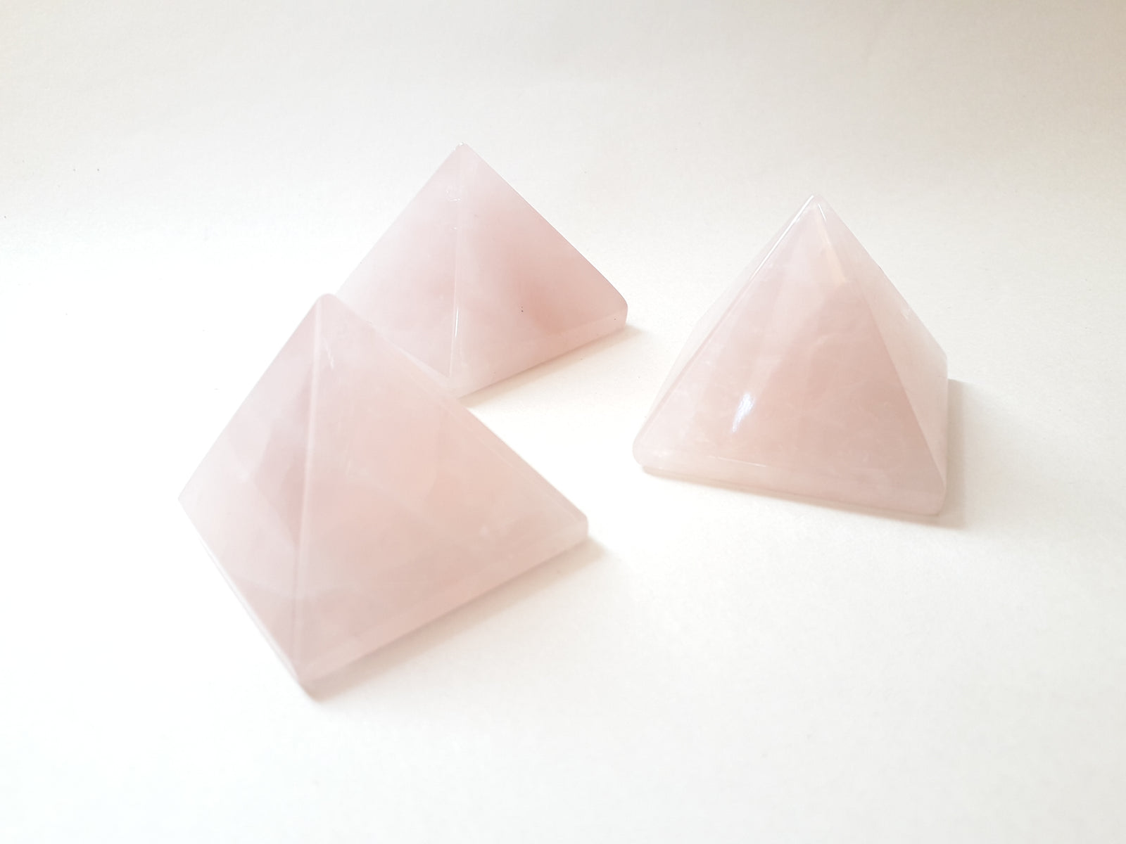 Piramide de Cuarzo Rosa