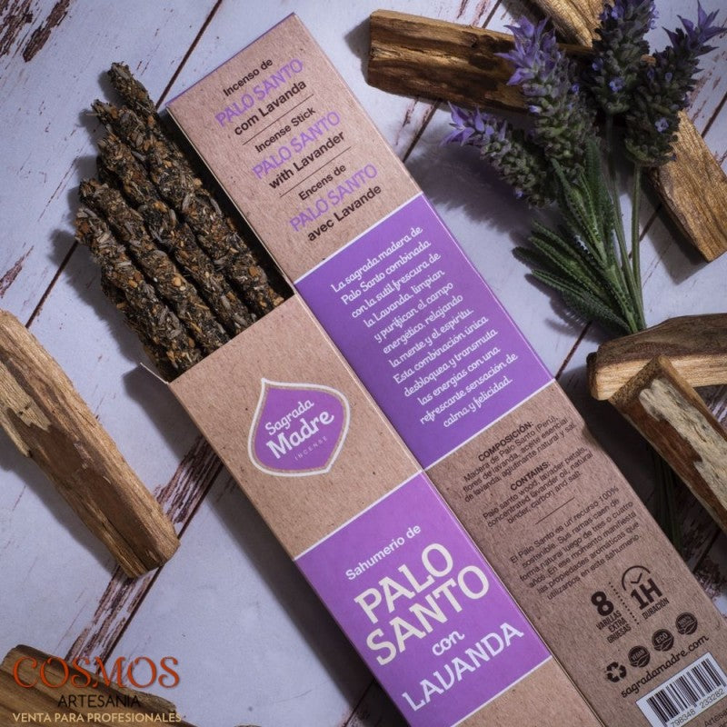 INCIENSOS DE PALO SANTO CON LAVANDA SAGRADA MADRE
