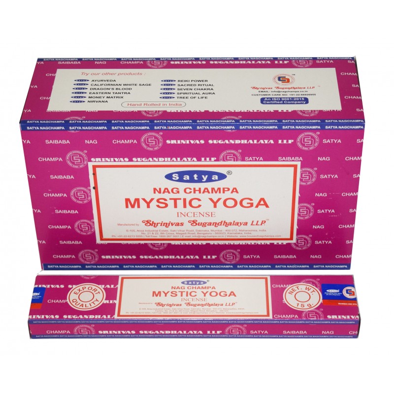 Incienso Satya Mystic Yoga