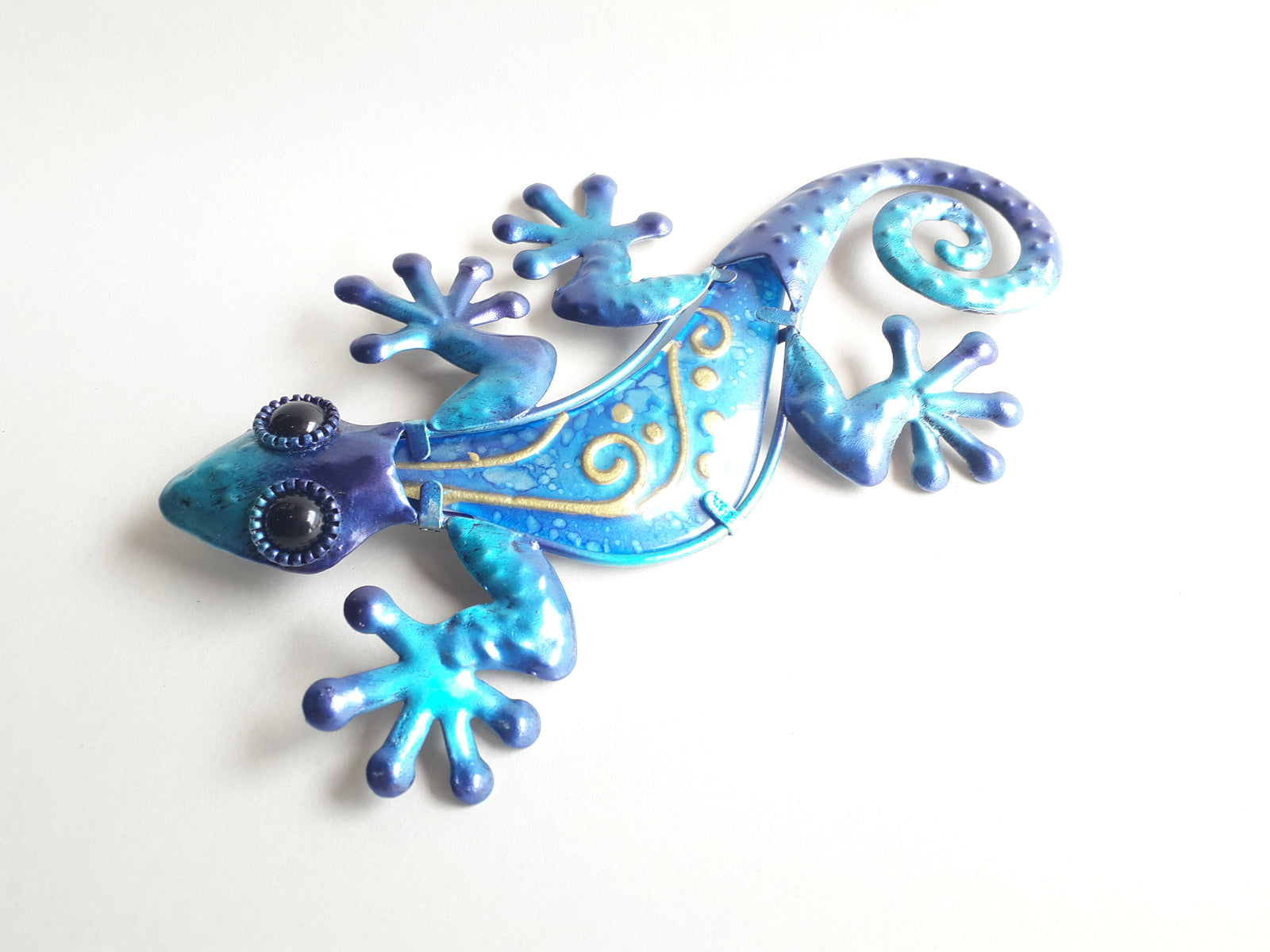 Lagarto metal de pared