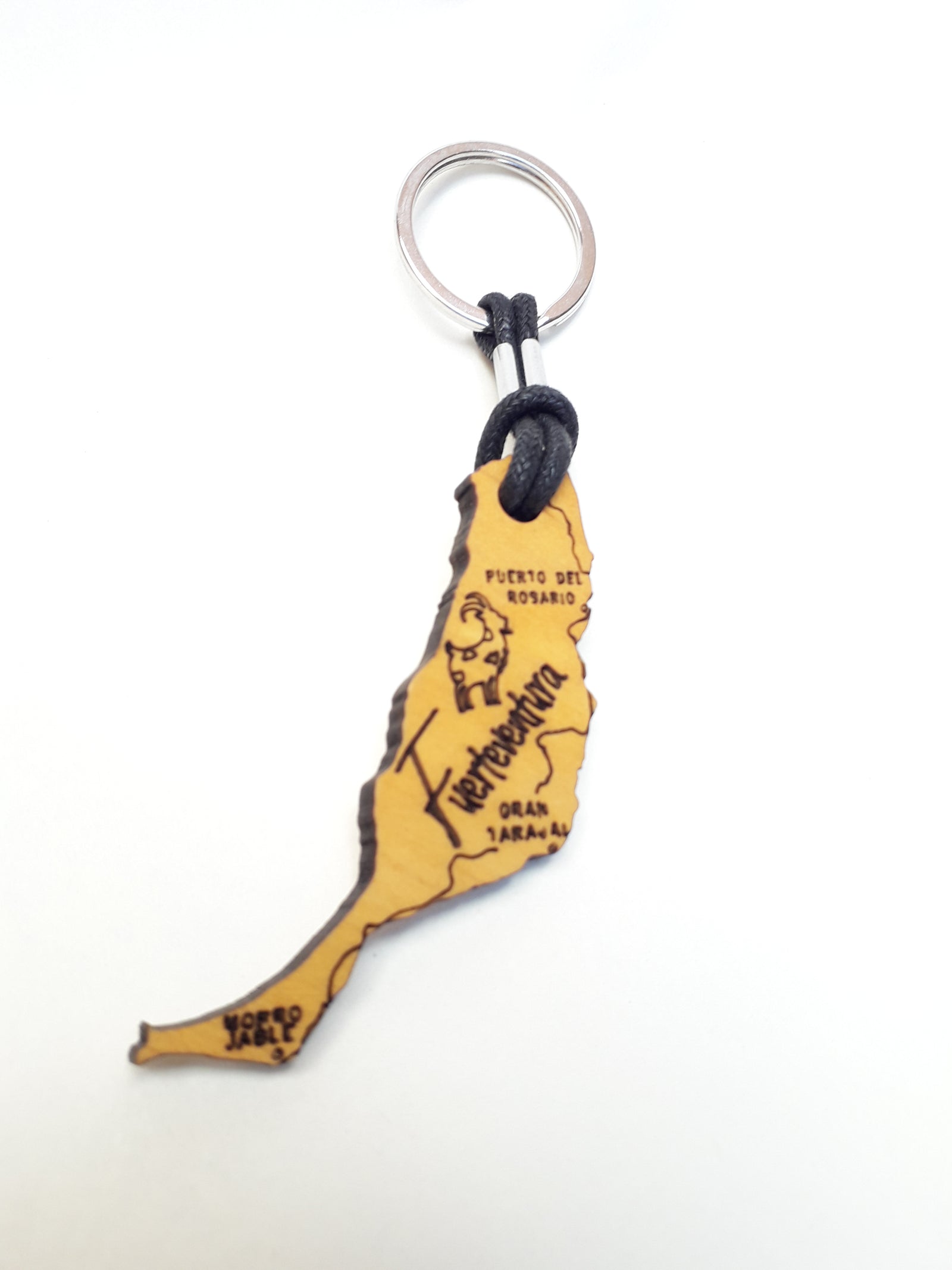 Llavero madera isla de Fuerteventura